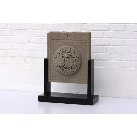 Chinese carved stone bas relief
