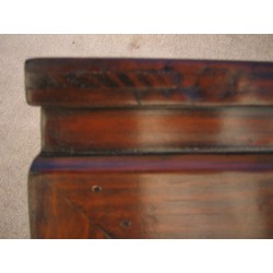 Table basse avec plateau en marqueterie 105 cm