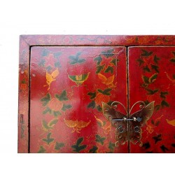 Antik Chinesischer Schrank mit Schmetterlingen 113cm | China Collection