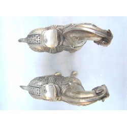 Chevaux chinois. Bronze argenté (vendus à l'unité)