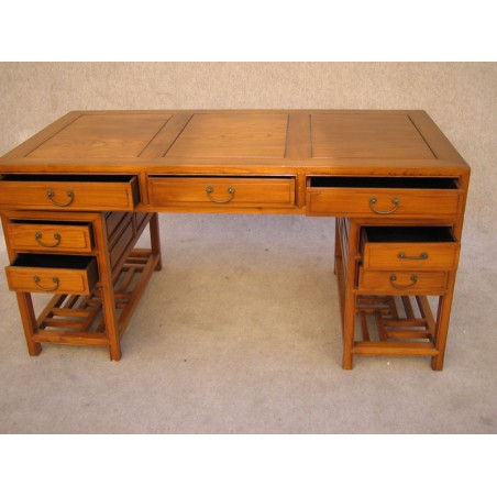 Chinese desk in elm wood 162 cm