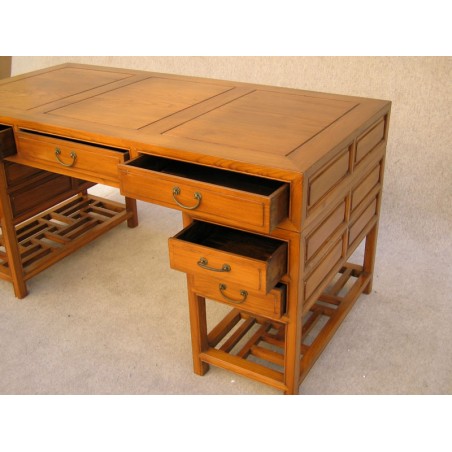 Bureau chinois double face 162 cm