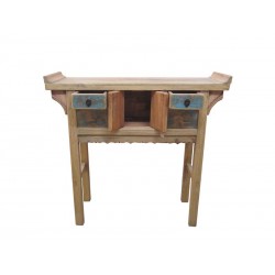 Bleach wooden console 95 cm