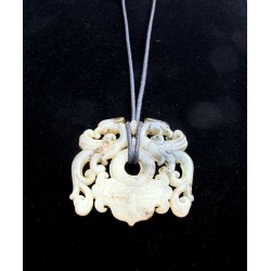 Natural stone pendant with...