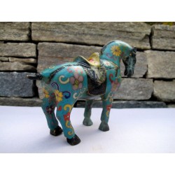 Emaille-Cloisonne-Pferd