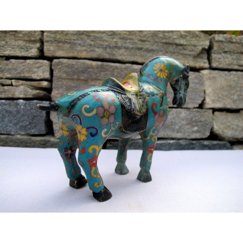 Emaille Cloisonne Pferd