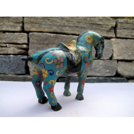 Emaille-Cloisonne-Pferd