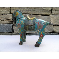 Emaille Cloisonne Pferd