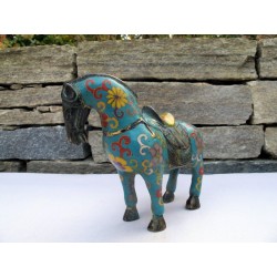 Emaille Cloisonne Pferd