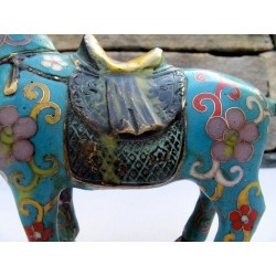 Emaille Cloisonne Pferd