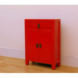 Petit meuble rouge de chine...