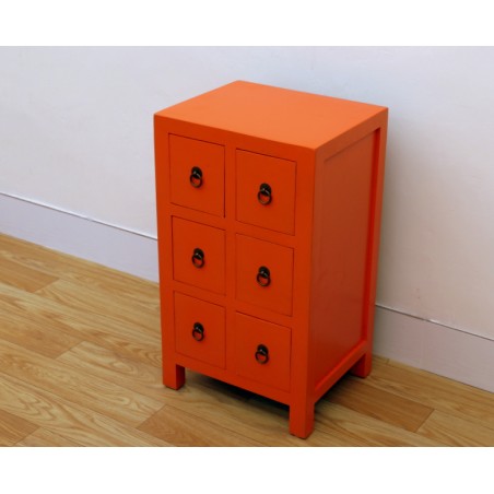 Chinese orange side-cabinet 43 cm