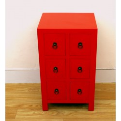 Chinese-red small cabinet 43 cm