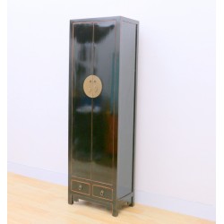 Chinese black tall-cabinet...