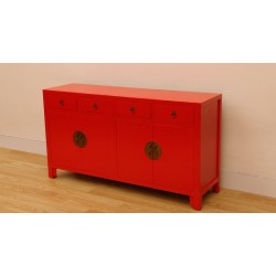 Rotfarbe Anrichte (170 cm)