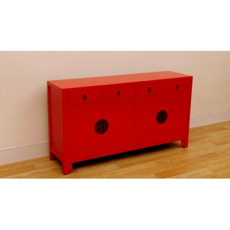 Rotfarbe Anrichte (170 cm)