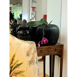 Chinese console table in elm wood 88 cm