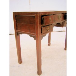 Antique Chinese desk in pine wood 105 cm