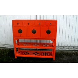 Chinese console in orange...