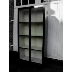 Large black display cabinet...
