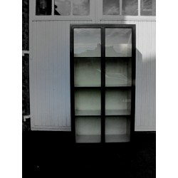 Large black display cabinet 110 cm
