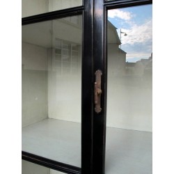 Large black display cabinet 110 cm