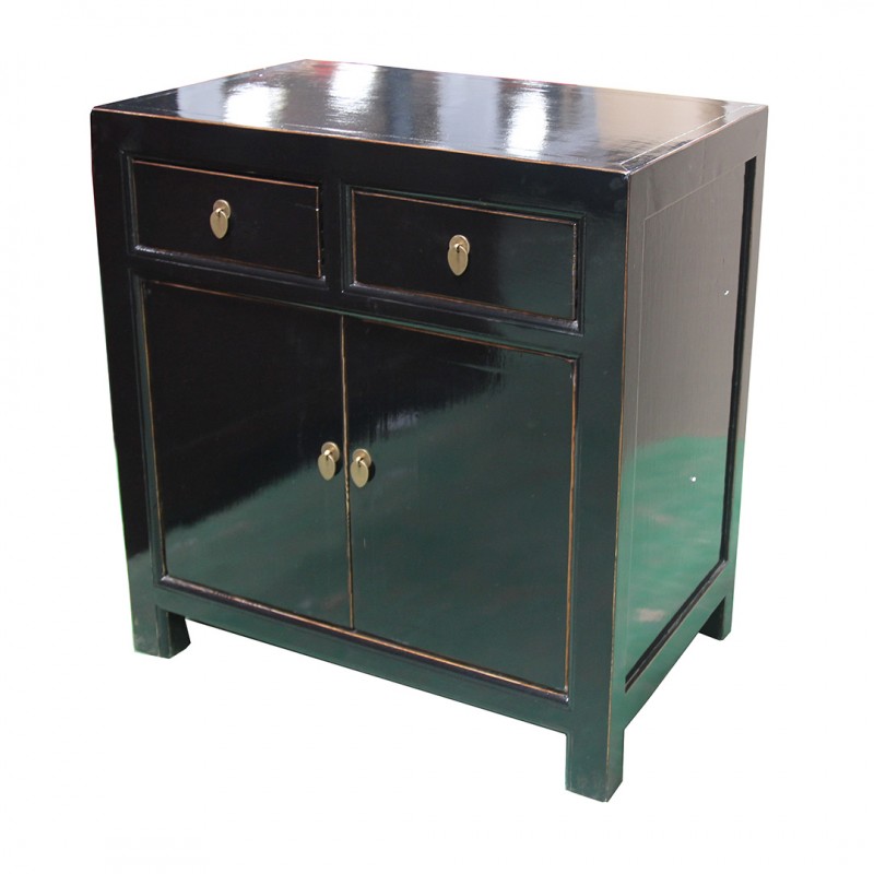Klein schwarz-lackiert chinesische Anrichte | China Collection
