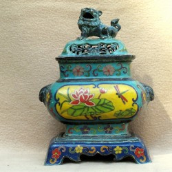 Cloisonne-Emaille Duftbrenner