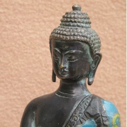 Bouddha en Patra Mudra. Bronze