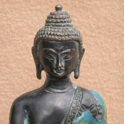 Bouddha en Patra Mudra. Bronze