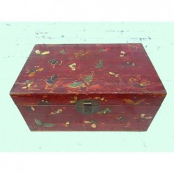 Chinese trunk with butterflies 93 cm