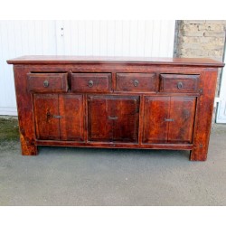 Bahut chinois en bois...