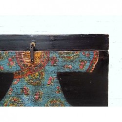 Chinese painted trunk 87 cm