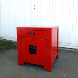 Small red chinese cabinet 58 cm