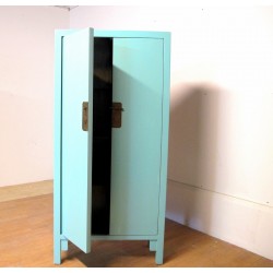 Shallow sixties-blue chinese cabinet