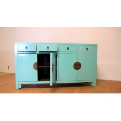 Bahut bleu-vert (170 cm)