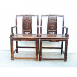Ming style antique armchairs (sold by unit)
