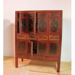 Armoire chinoise ancienne en orme 137 cm