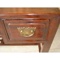 Chinese elm wood desk 111 cm