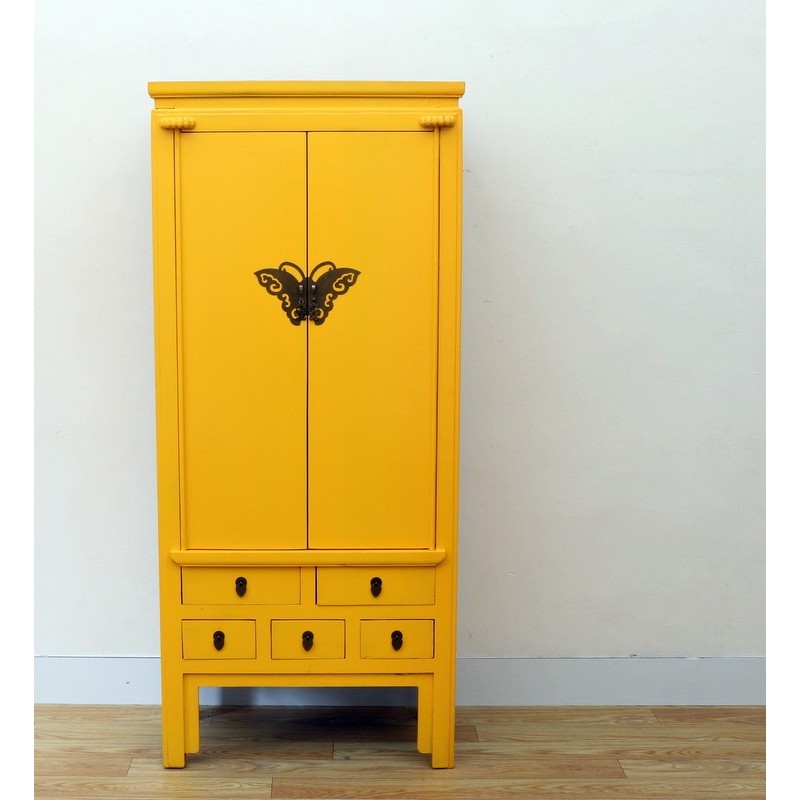 Armoire chinoise (80 cm) disponible en 5 couleurs Armoire chinoise (80 cm) disponible en 5 couleurs