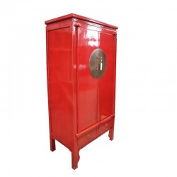 Red Chinese cabinet 100 cm