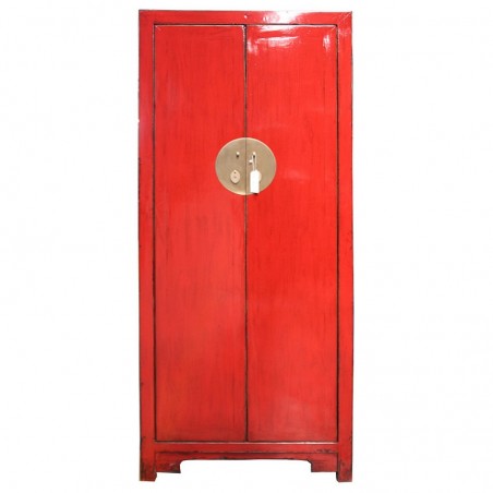 Chinesischer rot Schrank 85 cm