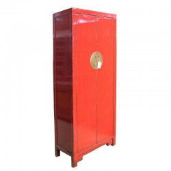 Chinesischer rot Schrank 85 cm