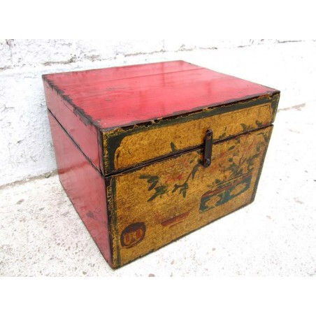 Mongolische Truhe bemalt  36 cm