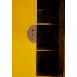 Meuble haut jaune (58 cm)