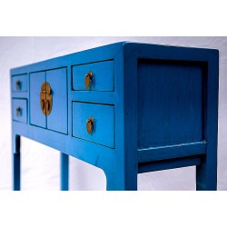 Shallow console table available in 4 colours
