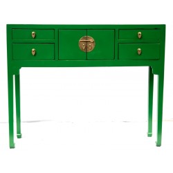 Console chinoise verte 91cm
