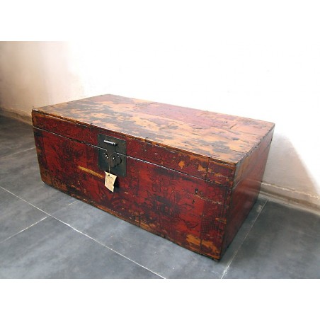 Chinese antique trunk 79 cm