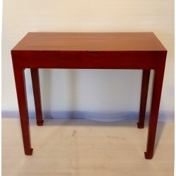 Console-desk. Red colour 97 cm