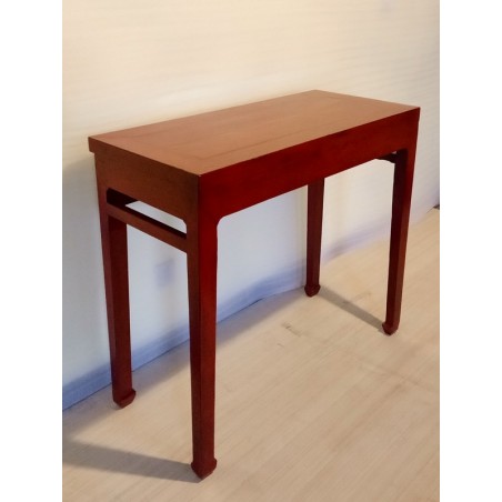 Console-desk. Red colour 97 cm